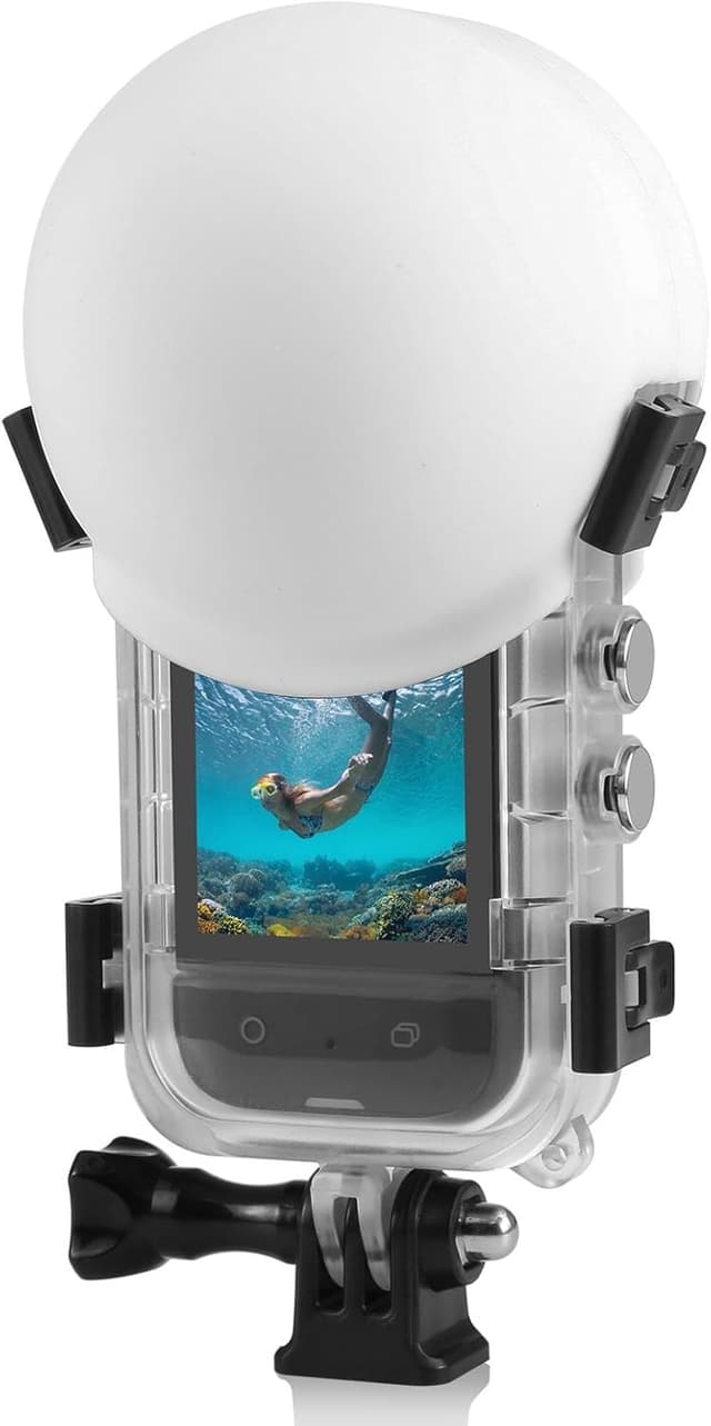 Detalle 2 de PULUZ Objektivabdeckung für Insta360 X5 im Invisible Dive Case (Unterwasser, wasserdicht)