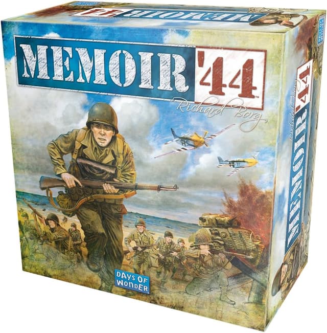 Detalle de Asmodee Memoir ’44 Édition 2025 : plateau de jeu de batailles historiques (2 à 4 joueurs)
