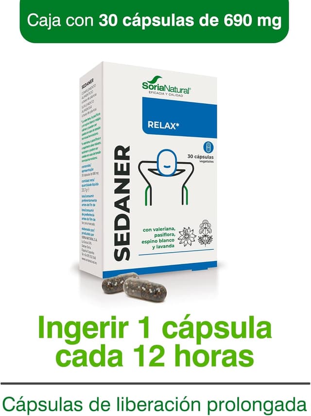 Thumbnail 4 de Soria Natural Sedaner 30 cápsulas relajación