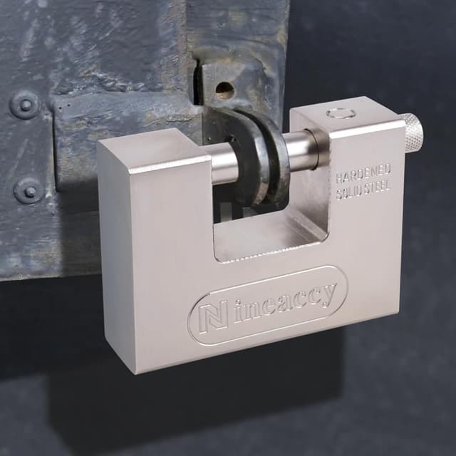 Detalle 2 de Nineaccy super heavy duty padlock lock 1.1KG