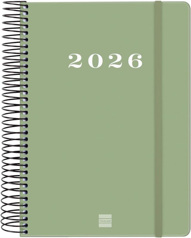 Thumbnail 6 de Finocam Agenda Espiral 2026 1 Día Página 12 meses