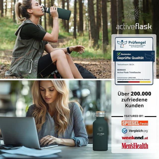 Thumbnail 6 de Trinkflasche Edelstahl 950 ml mit Infuser đ°