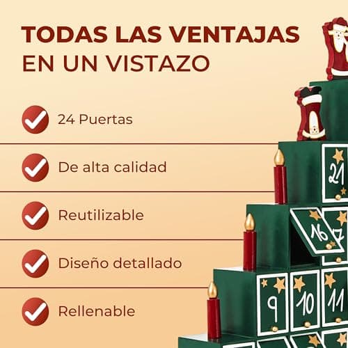 Thumbnail 8 de Spielwerk Calendrier de l'Avent bois 24 tiroirs ⏳