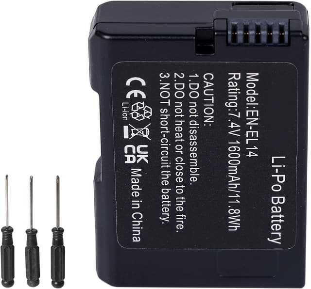 Detalle de EN-EL14 7.4V 1600mAh replacement battery