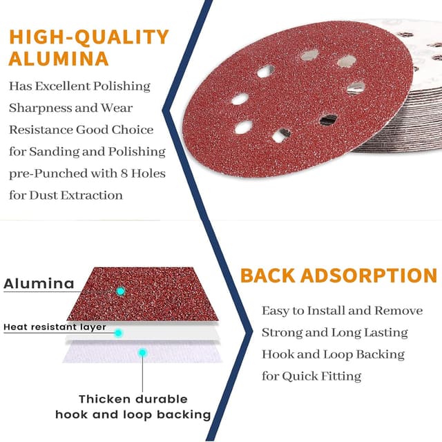 Thumbnail 3 de STEBRUAM 125 mm Schleifscheiben 105er Set