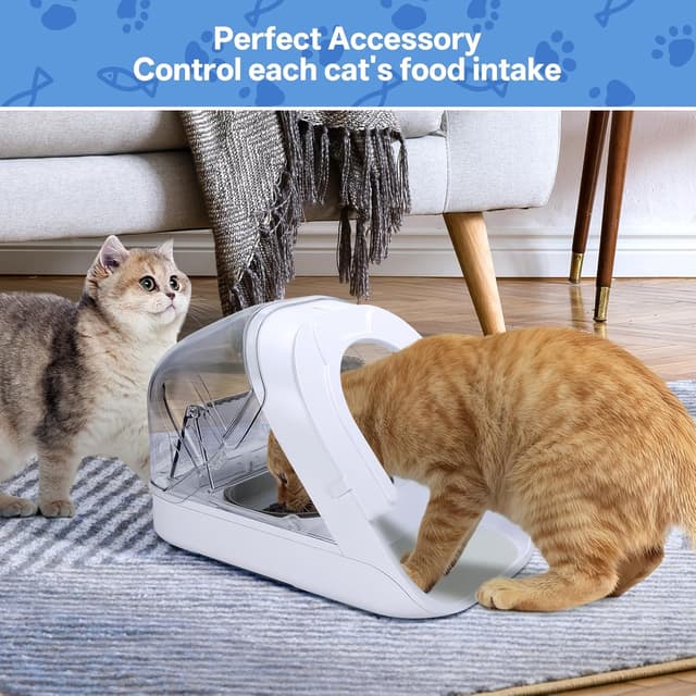 Detalle de Feriva Front Cover for Automatic Microchip Cat Feeder (cat-shaped baffle)