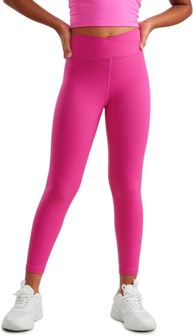 Thumbnail 6 de CRZ YOGA Filles Butterluxe legging athlétique croisé taille haute à V, pour yoga, sport et danse