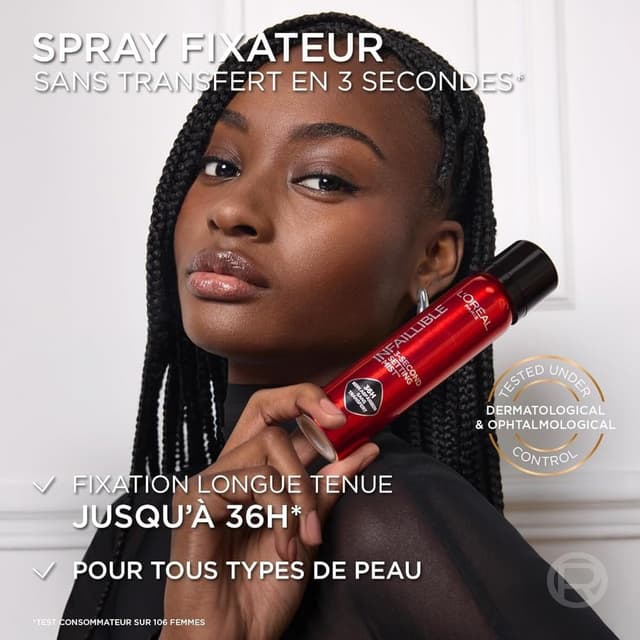 Detalle de L’Oréal Paris Spray Fixateur de Maquillage Waterproof Infaillible 75 ml
