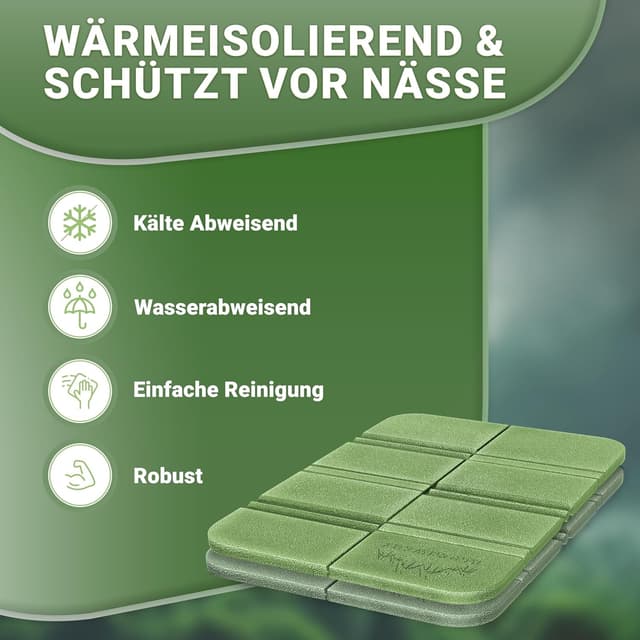 Thumbnail 3 de Alpenwert Outdoor Sitzkissen Faltbar 2er Set