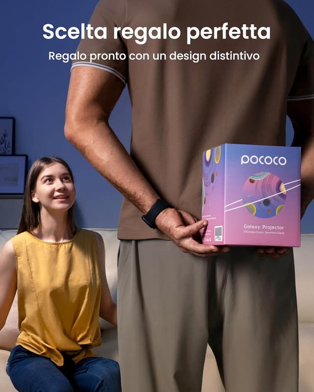 Thumbnail 4 de POCOCO Galaxy Lite proiettore di stelle 6h 📽