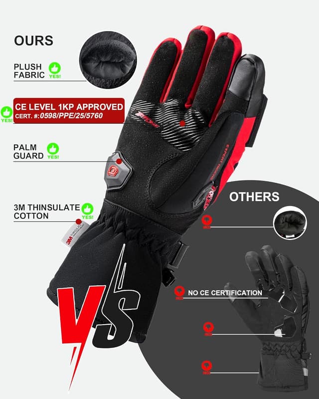 Thumbnail 4 de IRON JIA'S Gants Moto Hiver Level 1 KP 0598