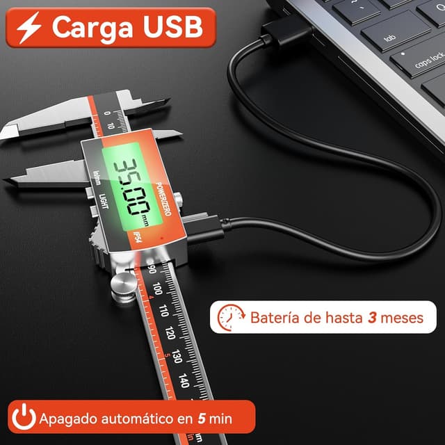 Detalle 2 de Preciva Calibre Digital 150 mm