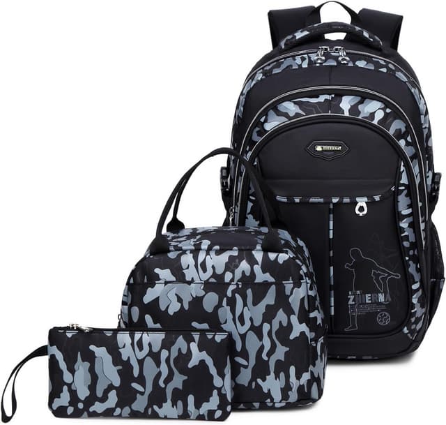Imagen de IvyH Mochilas Escolares 3 en 1 Camuflaje en OfertitasTOP