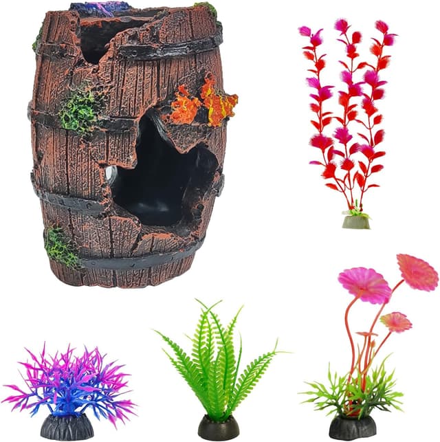 Detalle de MDPUTY Fish Tank Cave Decor 10 x 7cm