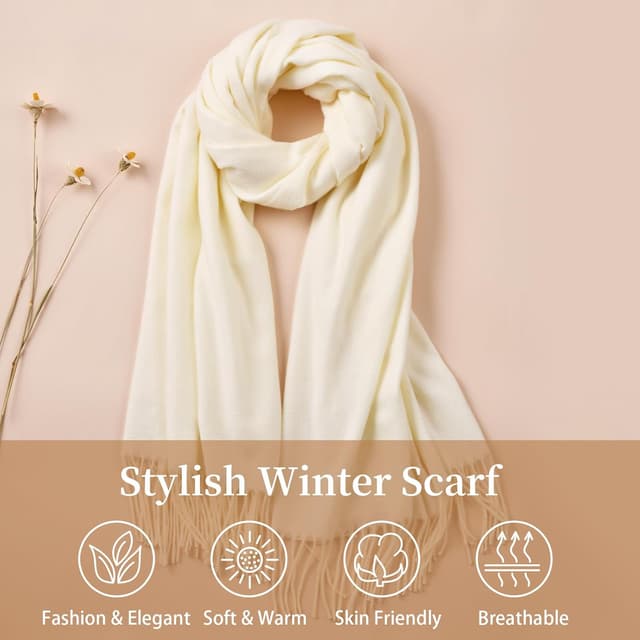 Thumbnail 3 de Premillow Scarfs Long Cashmere Feel Scarf 🧣
