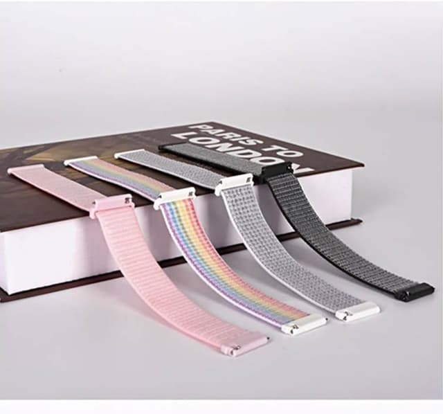 Detalle 2 de FYISWHO breathable nylon sport watch strap for Xplora X5 Play / Xplora XGO 2 / XGO 3 & Huawei Watch Fit Mini