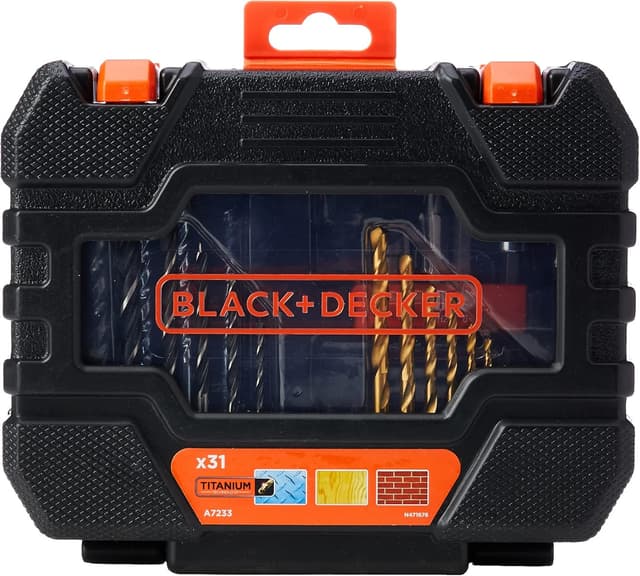 Detalle 1 de BLACK+DECKER A7233 Juego de 31 piezas para atornillar y taladrar 🛠
