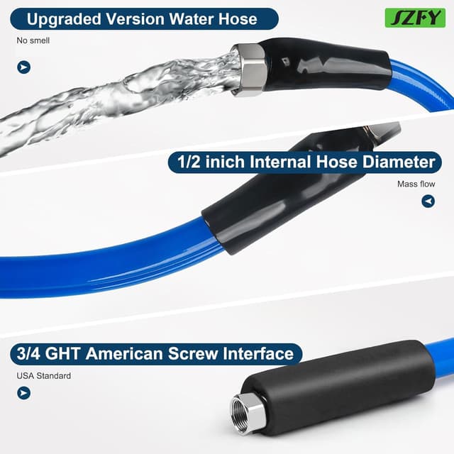 Thumbnail 5 de 100FT Heated Water Hose for RV 1/2"