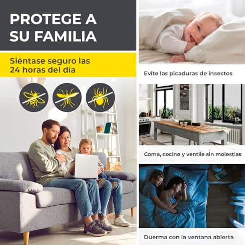 Thumbnail 7 de EASYmaxx mosquitera para ventanas con Magic Click (negro) a medida, con 12 imanes