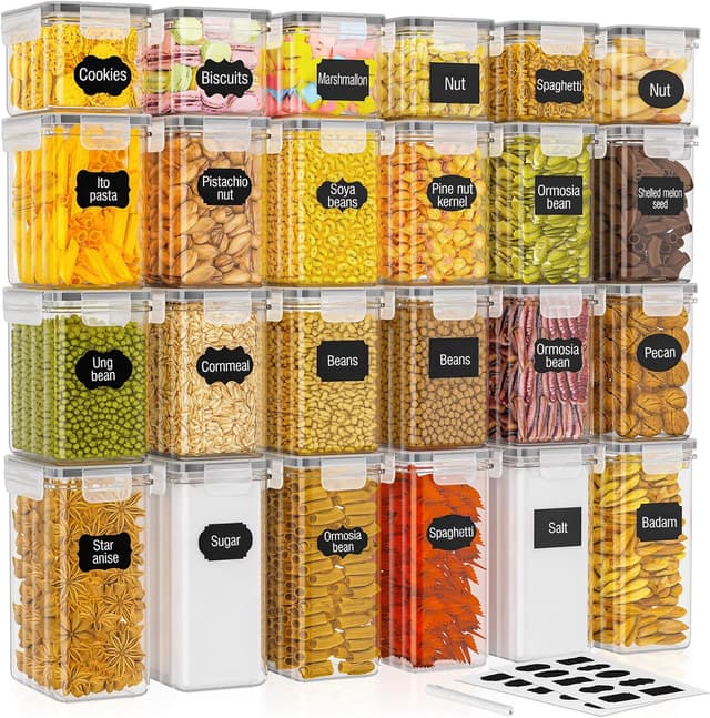 Thumbnail 5 de PurKeep Set 24 luftdichte Vorratsdosen