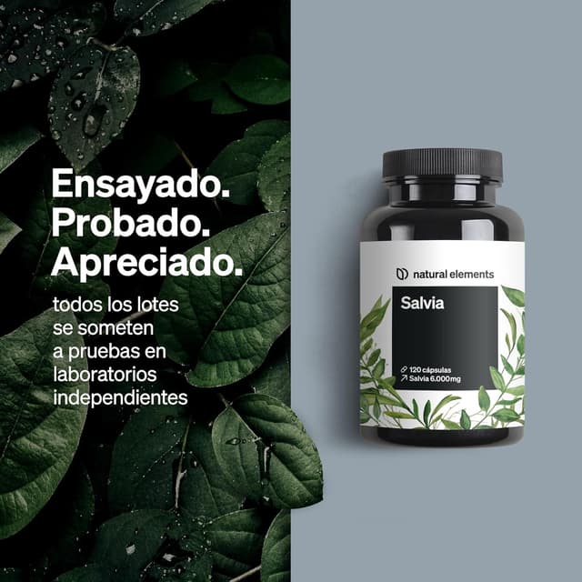Thumbnail 3 de Salvia 6,000 mg 🌿 Cápsulas veganas para bienestar 4 meses