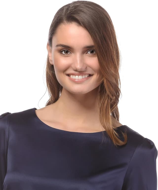 Detalle de Chemisier léger cintré col rond