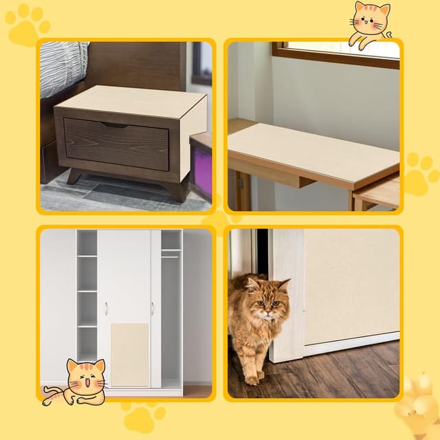 Thumbnail 4 de Yokuni Tapis Griffoir Chat Autocollant 200x40 cm