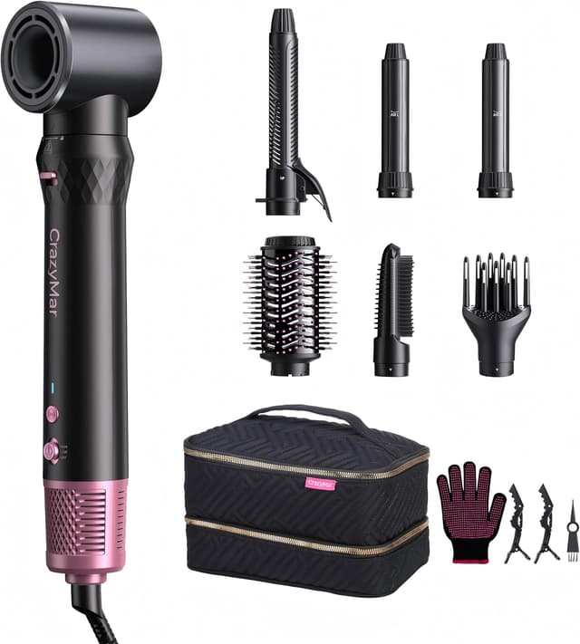 Detalle de CrazyMar Rundbürstenföhn 7-in-1 Airstyler
