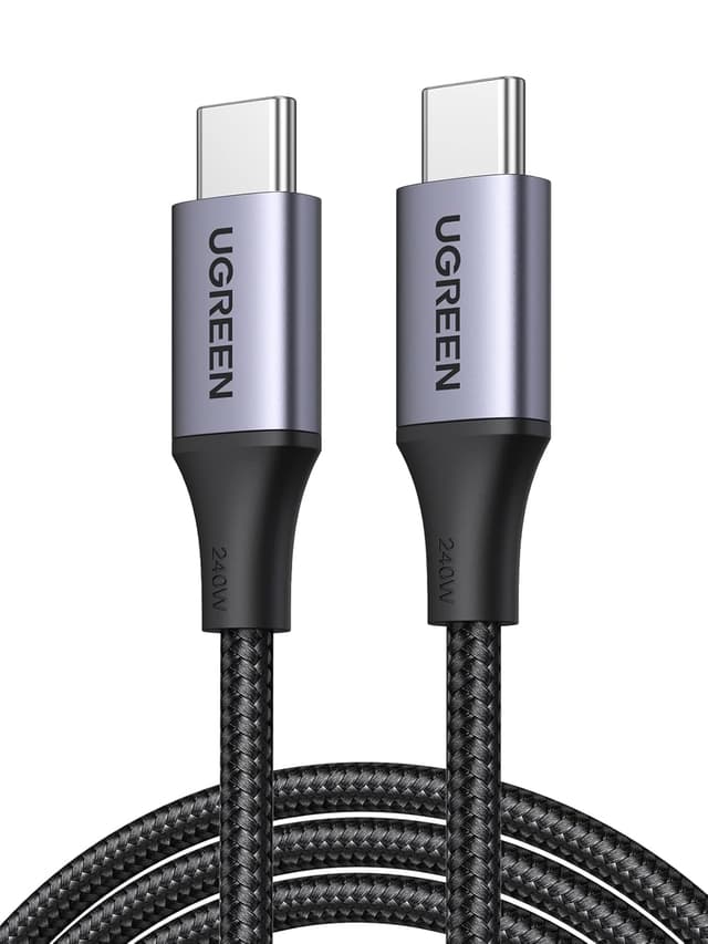 Detalle de UGREEN 240W USB C Charger Cable PD 3.1 USB C to USB C Lead