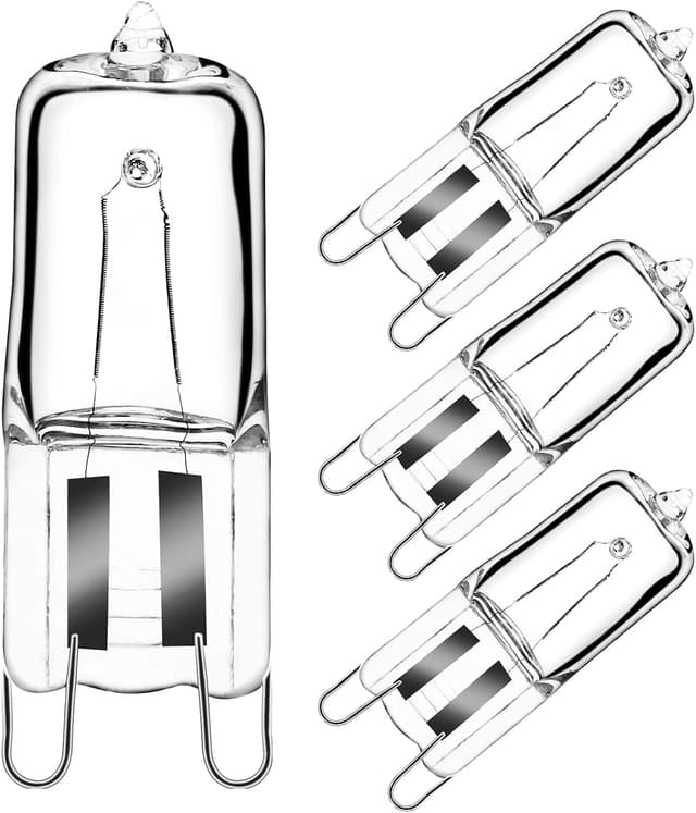 Detalle de GMY Halogen G9 Oven Bulbs 40W 230V (G9) 300°C heat tolerant – 4 Pack