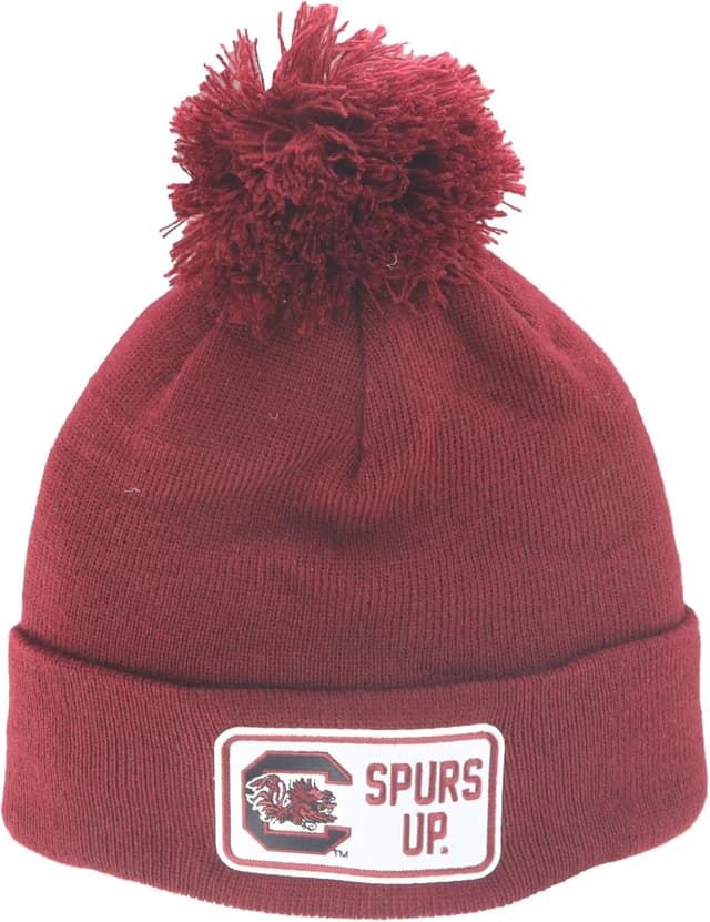 Detalle 2 de ZHATS NCAA Connecticut Huskies Pom Beanie (Officially Licensed) for Unisex Adults