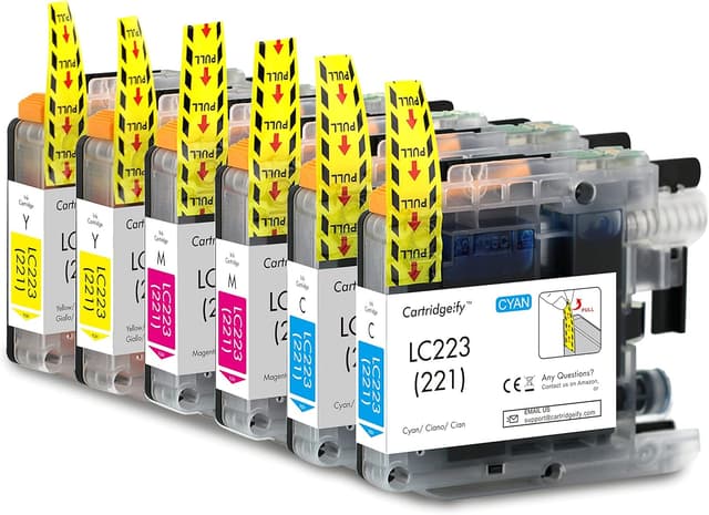 Thumbnail 6 de Cartridgeify LC-223 XL kompatible Tintenpatronen (Multipack) für Brother LC-223 XL / LC-221 – für MFC- und DCP-Drucker