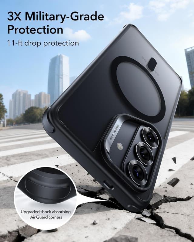 Detalle de ESR Galaxy S26 cover MagSafe 1500 g