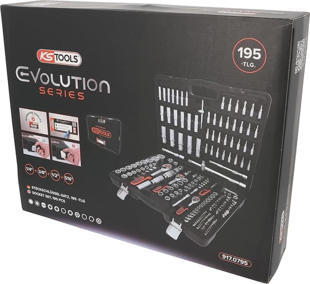 Thumbnail 4 de KS Tools 917.0795 Juego de vaso 195 pzs