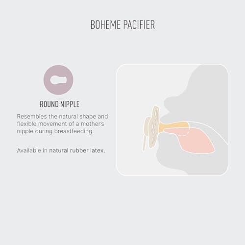 Thumbnail 3 de BIBS Boheme 4 tétines latex, taille 1