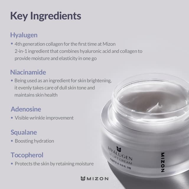 Thumbnail 2 de MIZON HYALUGEN LE LIFT CREAM 50ML