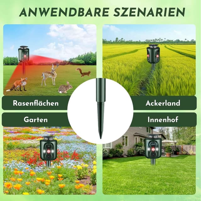 Thumbnail 6 de Katzenschreck Ultraschall Tiervertreiber 360°