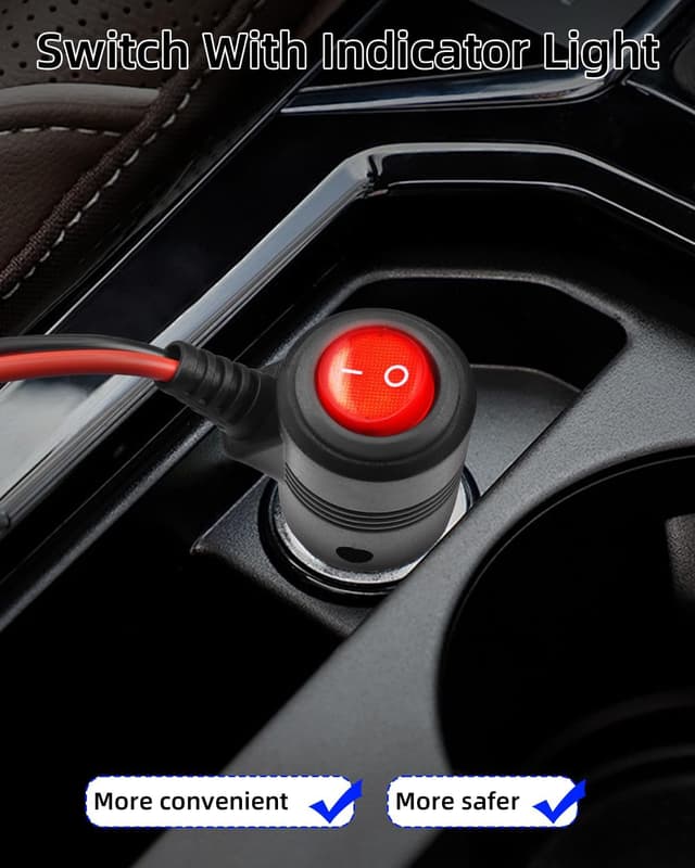 Thumbnail 4 de YANBORONSN 12V Switch Lighter Plug