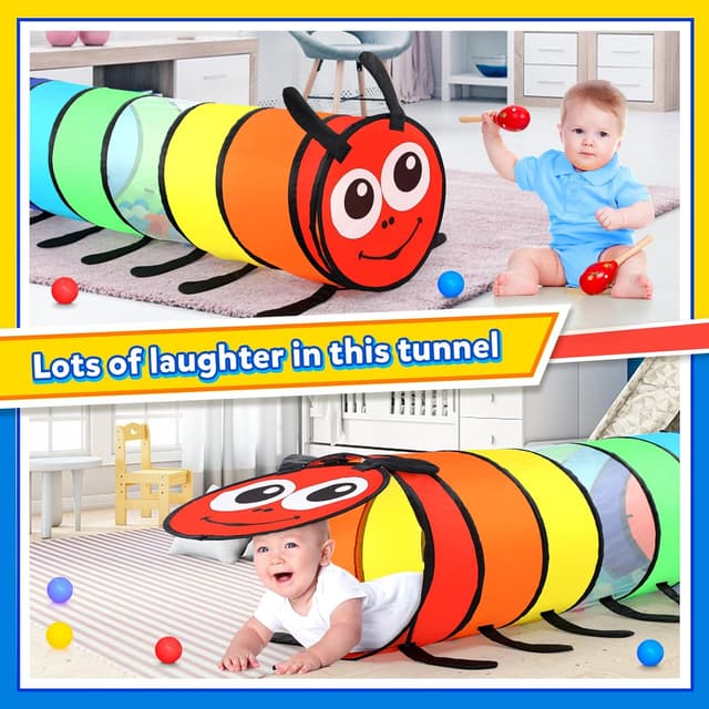 Thumbnail 1 de Tunnel Enfant Chenille 180 cm