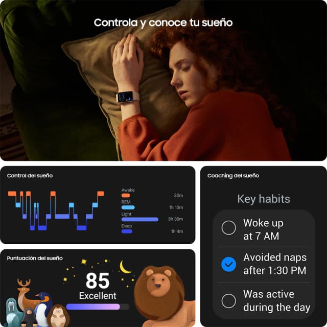 Thumbnail 4 de Samsung Galaxy Fit3 oro rosa Pulsera de actividad ⌚