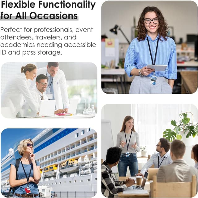 Detalle de ROSSHINE lanyards 100 pack, 46 cm nylon