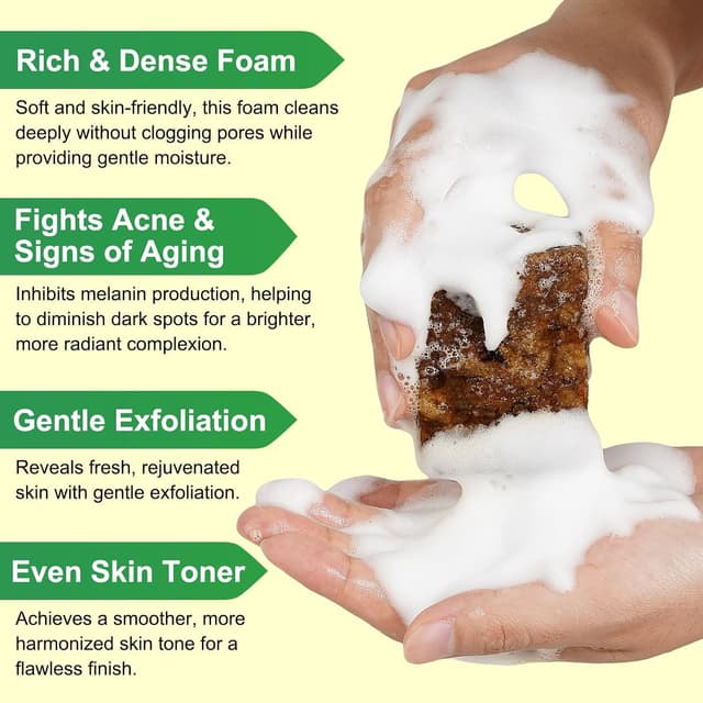 Detalle 2 de African Black Soap Sapone Nero Africano 100g