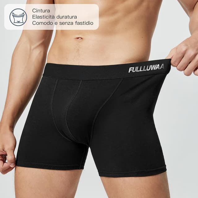 Detalle de Boxer uomo 10 pz in cotone M-4XL