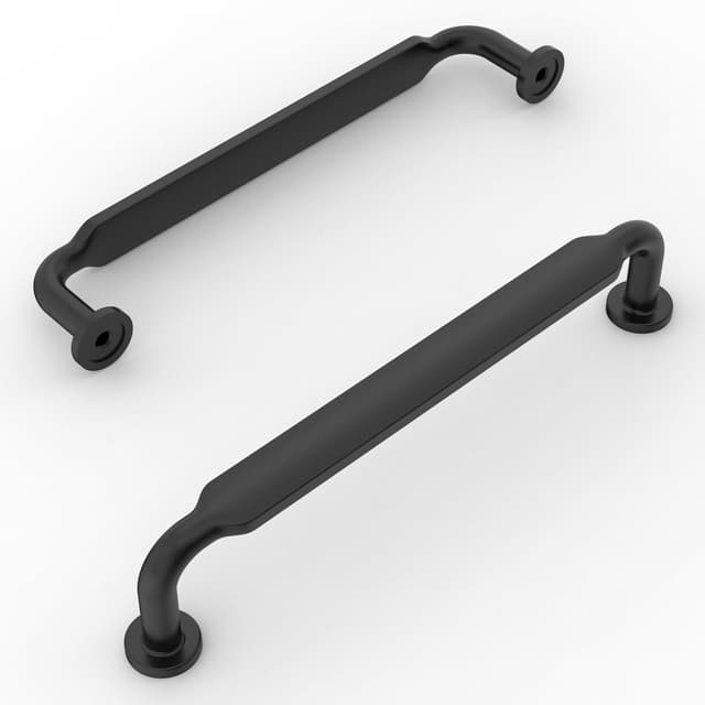 Thumbnail 6 de Amerdeco confezione da 10 maniglie per mobili nere con interasse 160 mm (UK0071)