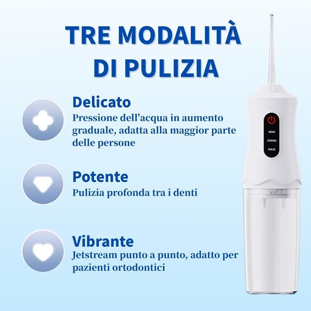 Detalle 2 de Idropulsore dentale portatile con 4 ugelli