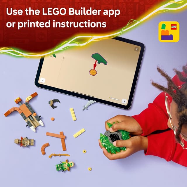 Detalle 2 de LEGO NINJAGO 71850 ninja spinner top