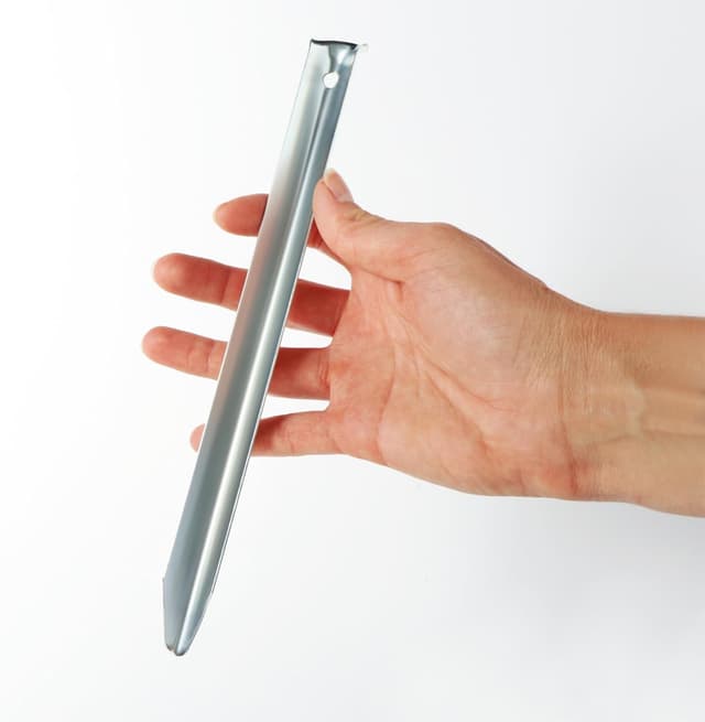 Detalle de com-four 12 pioli per tende in acciaio con estremità semicircolare (confezione da 12)