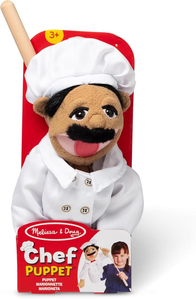 Thumbnail 2 de Melissa & Doug Marionnette Chef 38 cm