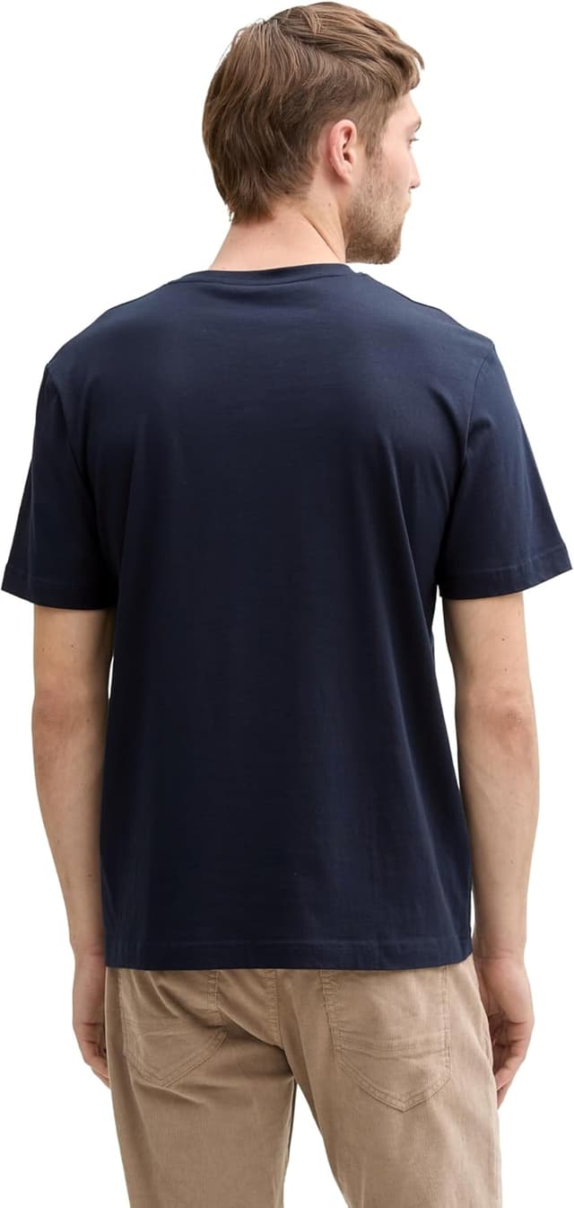 Detalle de TOM TAILOR 1046787 T-Shirt da uomo a maniche corte (confezione da 1)