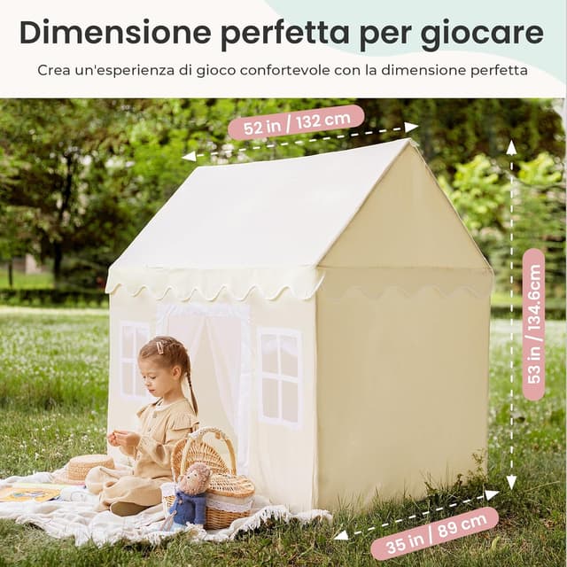 Thumbnail 5 de Tiny Land Tenda da Gioco 133×90×136 cm 🏕